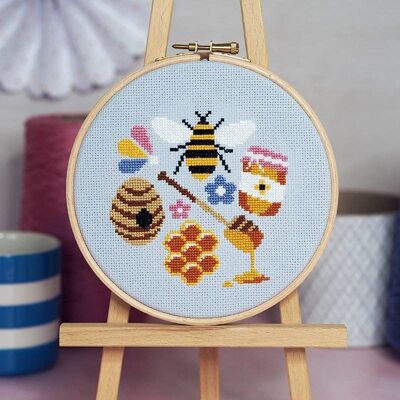 Oh Beehive - Cross Stitch Kit