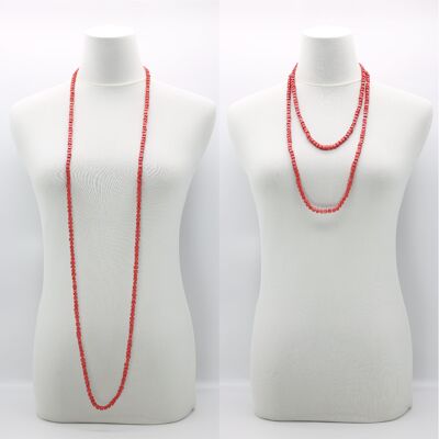 NEXT Pashmina Necklace - Coral - Single Strand