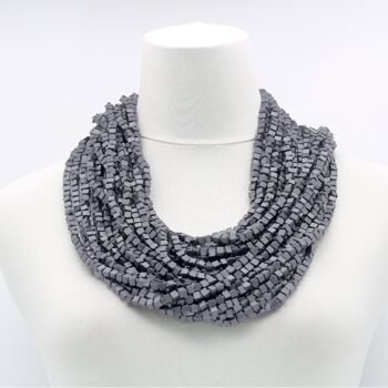 Collier Pashmina NEXT - Gris - 10 Rangs 3