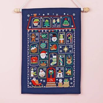 Stitch into Christmas - Kit de point de croix de Noël 1