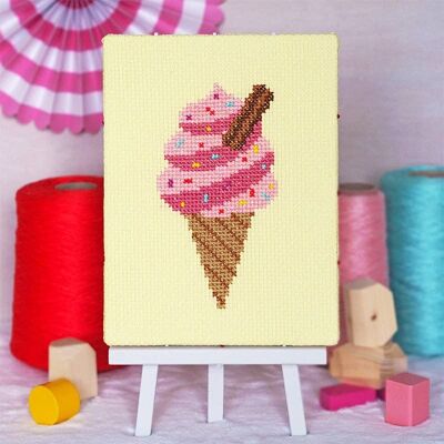 Ice Cream Whippy - Kit Punto Croce Junior