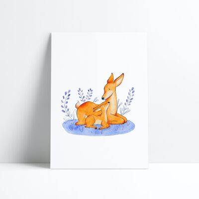 POSTER 30X40-Mom fawn