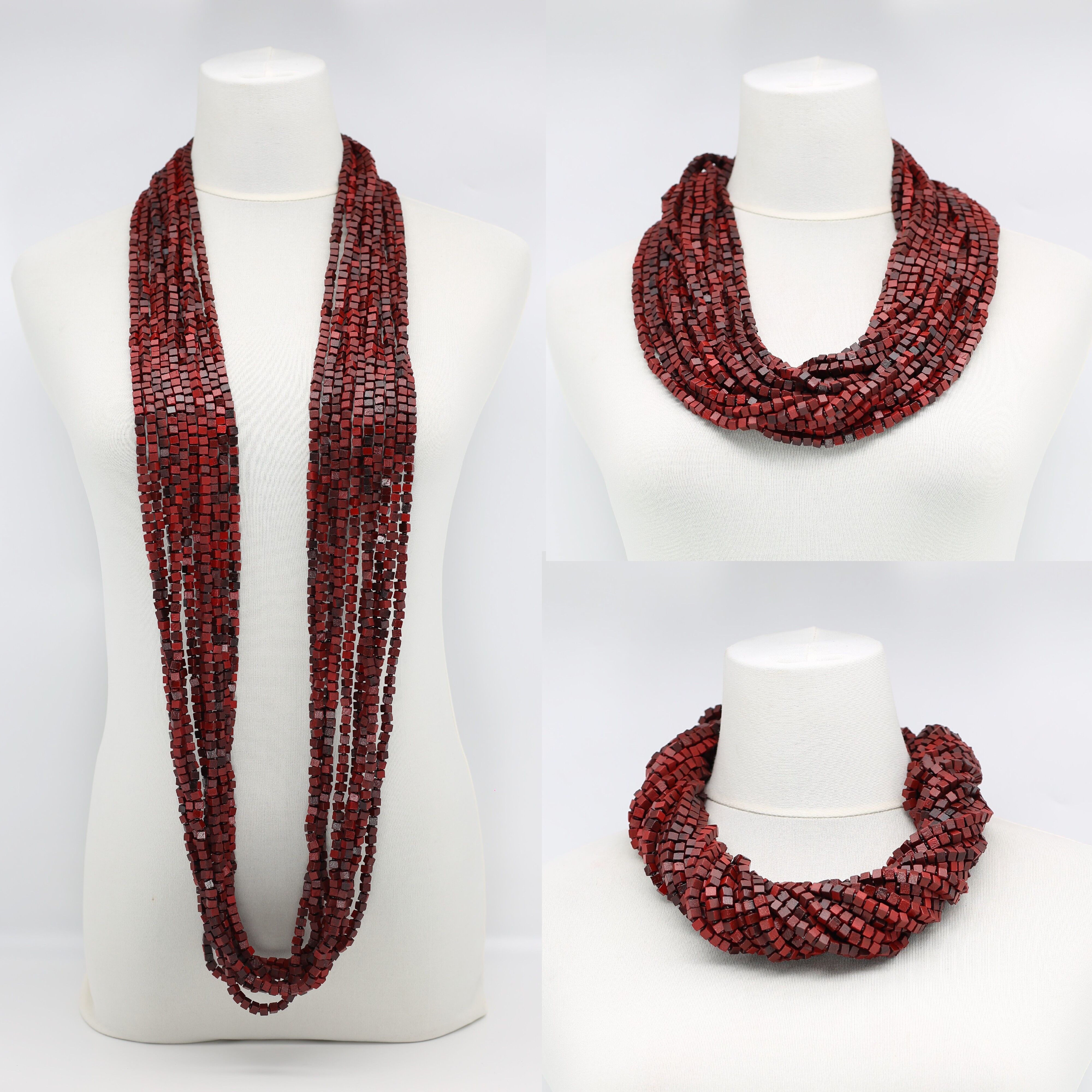 Beaded scarf store necklace wholesale