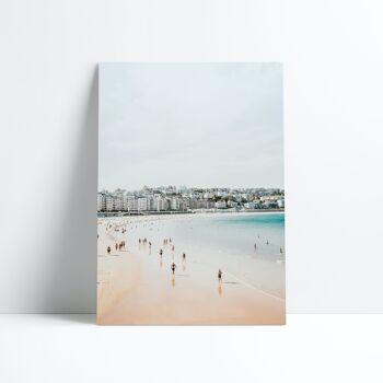 AFFICHE 30X40-San Sebastian Beach 1