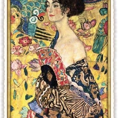 Dame à l'éventail (Gustav Klimt 1917 - 1918) (SKU: PK962)