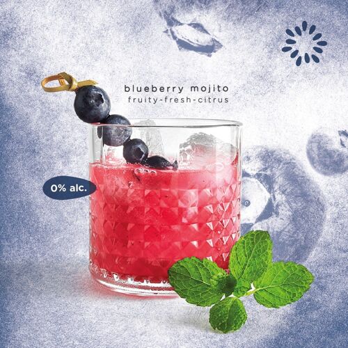 Mocktail Blueberry Mojito