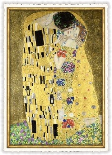 Der Kuss (Gustav Klimt 1907 - 1908) (SKU: PK765)