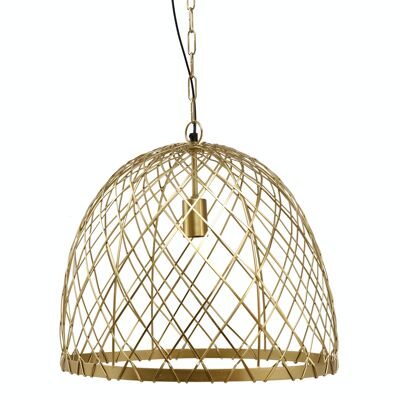 Gold metal PTMD Viva round open design pendant lamps