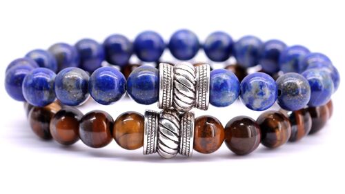 Bali Set Lapis Lazuli x Brown Tiger Eye