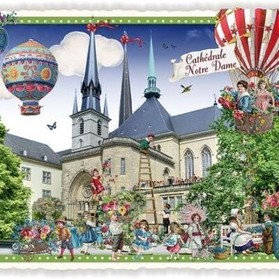 Luxembourg, Notre Dame Cathedral (SKU: PK675)