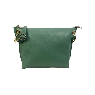 Grain Leather Bag with Zipper for Women. Promotion
