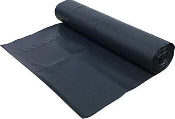 Lot de 100 Sacs Poubelle Grande Capacité 130L - Lien de Fermeture, Ultra Résistant, Anti-Fuites, Noir Opaque - 5 Rouleaux de 20 sacs 3