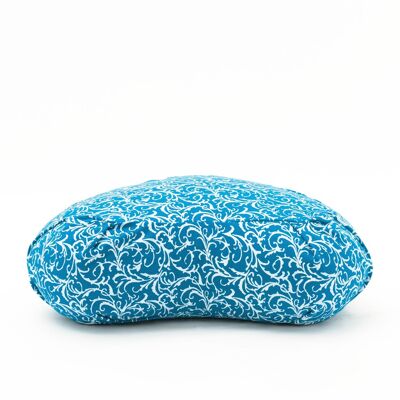 Coussin de méditation Yoga Heart Raja Turquoise