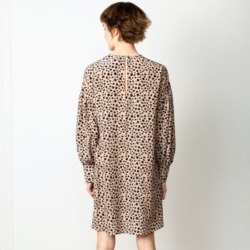 Robe en soie Sunday Dots courte 4