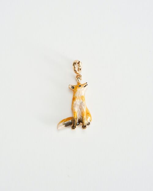 FABLE Enamel Fox Charm