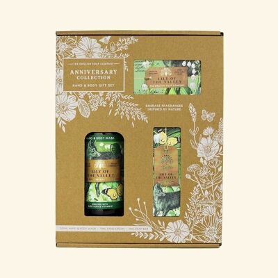 Anniversary Lily of The Valley Hand and Body Gift Box