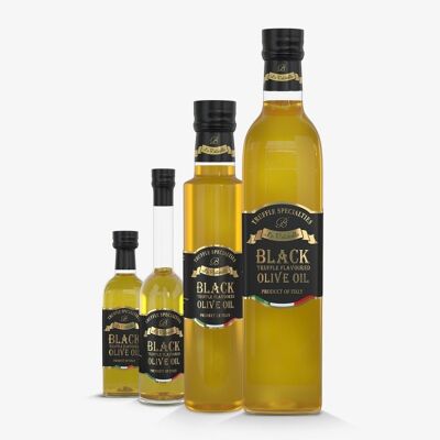 Olivenöl mit schwarzem Trüffelgeschmack