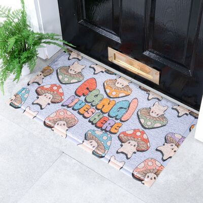 Fungi Lives Here Doormat (70 x 40cm)