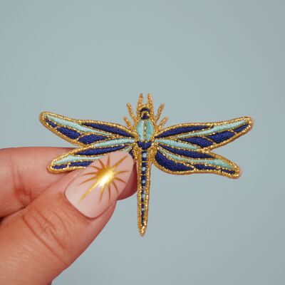 Dragonfly iron-on patch