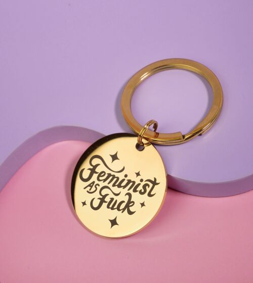 Porte-clé Feminist as Fuck