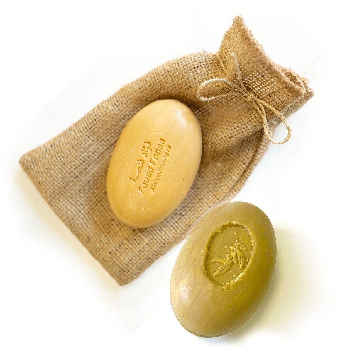 Sapone di Aleppo ovale al 10% x 2
