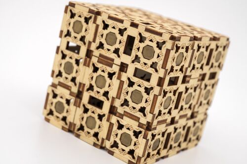 Cube de Soma aimanté NKD PUZZLE à construire "MULTI CUBE DE SOMA"