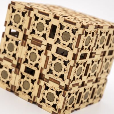 Cube de Soma aimanté NKD PUZZLE à construire "MULTI CUBE DE SOMA"