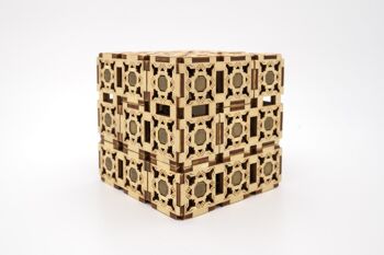 Cube de Soma aimanté NKD PUZZLE à construire "MULTI CUBE DE SOMA" 2