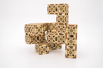 Cube de Soma aimanté NKD PUZZLE à construire "MULTI CUBE DE SOMA" 3