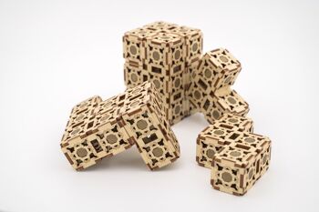 Cube de Soma aimanté NKD PUZZLE à construire "MULTI CUBE DE SOMA" 4