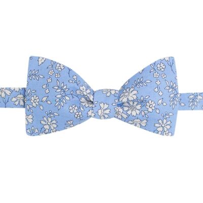 Sky blue liberty capel bow tie
