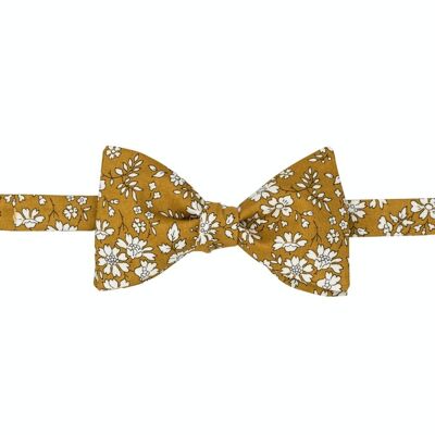 Liberty Capel Mustard bow tie