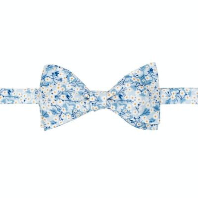 Noeud papillon liberty mitsi valeria bleu