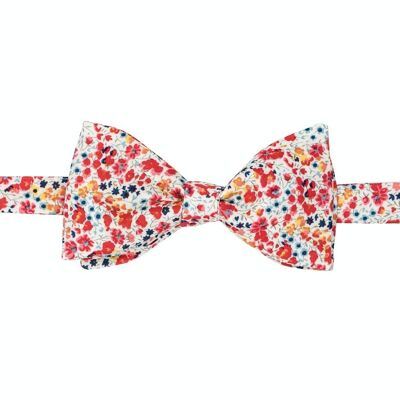 Liberty phoebe bow tie red / blue