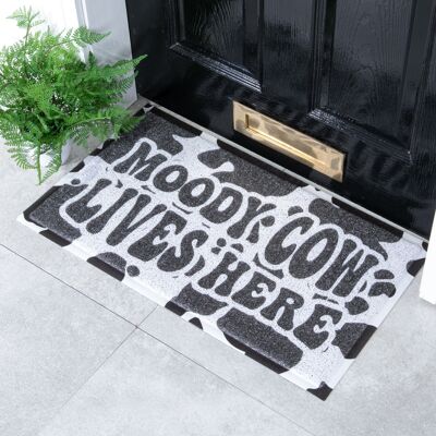 Moody Cow Doormat (70 x 40cm)