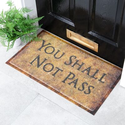 You Shall Not Pass Doormat (70 x 40cm)