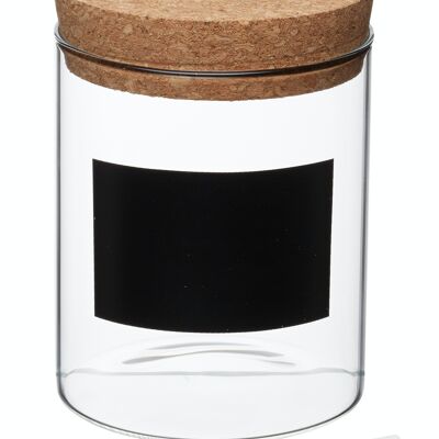 Natural Elements Small Glass Storage Canister