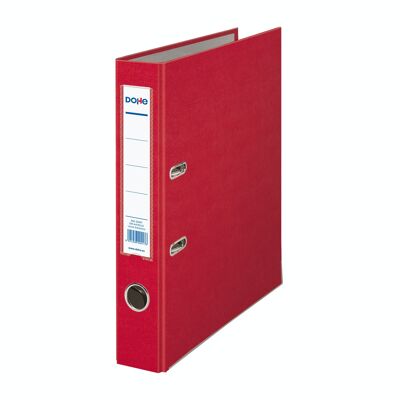 Archicolor A4 narrow spine red file folder