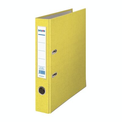 Archicolor A4 narrow spine file yellow