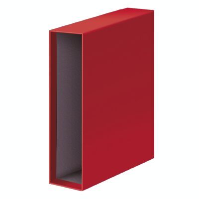 Archicolor cover for wide spine folio file red