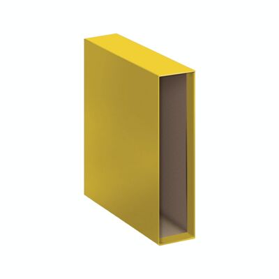 Archicolor yellow wide-spine folio-size file cover