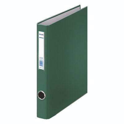 Oficolor folder with 2 rings of 25 mm green folio size