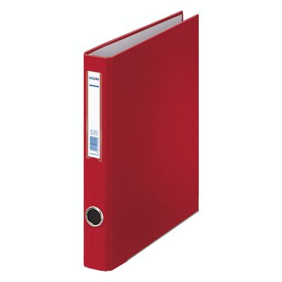 Oficolor folder with 4 rings of 25 mm red folio size