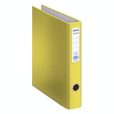 Oficolor folder with 2 rings of 40 mm yellow A4 size