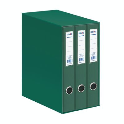Oficolor module with 3 green A4 size folders