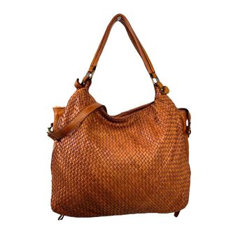 Sac Bandoulière Large Vintage Cuir Lavé Femme Mode Amour 17