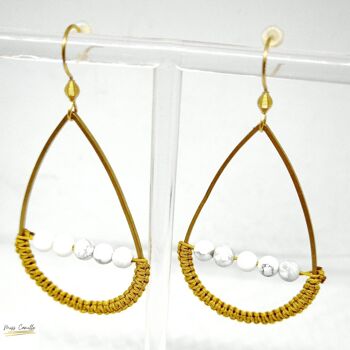 Boucles d'oreille "Mina" de Miss Camille 1