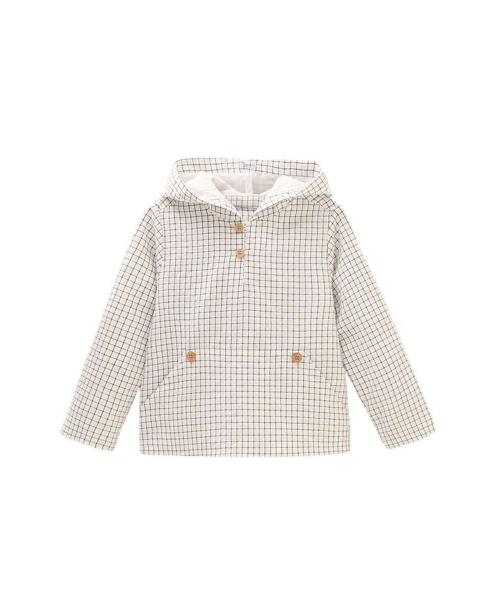 Felpa da bambino con stampa check