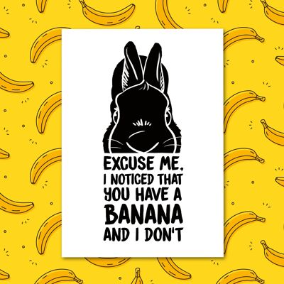 Postkarte "Banana"