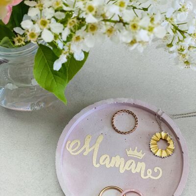 Mom Jewelery Tray | Mother's Day Gift | Rose Bowl Golden Text